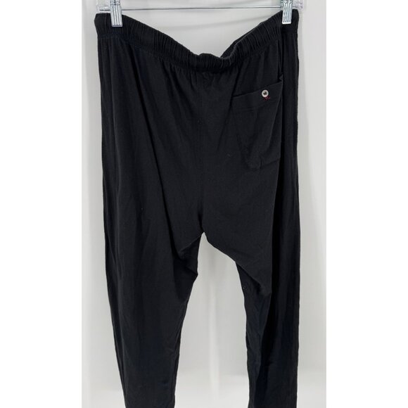tashi Black Drawstring Elastic Waist Sweat Pants With Pockets - Picture 3 of 9